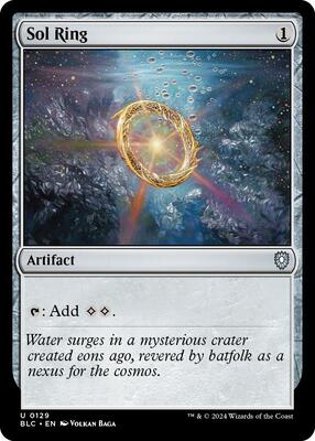 Sol Ring card from Commander: Bloomburrow