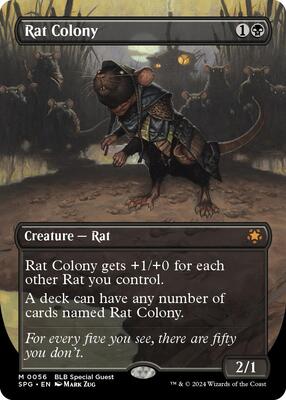 Rat Colony (Borderless) card from Special Guests