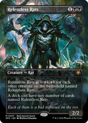Relentless Rats (Borderless) card from Special Guests