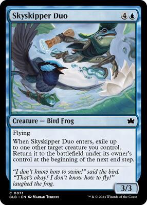 Skyskipper Duo card from Bloomburrow