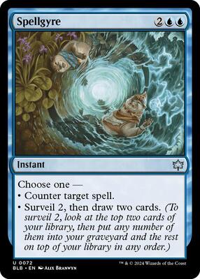 Spellgyre card from Bloomburrow
