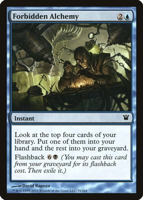 Forbidden Alchemy card from Innistrad