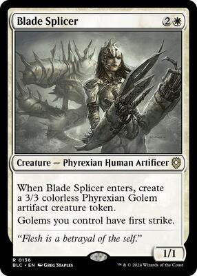 Blade Splicer card from Commander: Bloomburrow