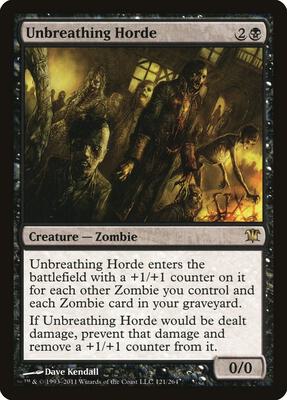 Unbreathing Horde card from Innistrad