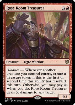 Rose Room Treasurer card from Commander: Bloomburrow