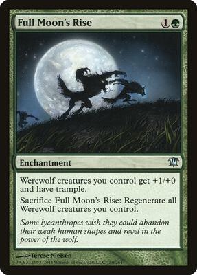 Full Moon's Rise card from Innistrad