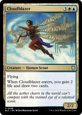Cloudblazer card from Commander: Bloomburrow