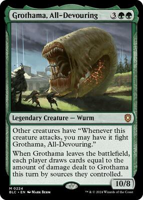 Grothama, All-Devouring card from Commander: Bloomburrow