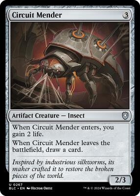 Circuit Mender card from Commander: Bloomburrow