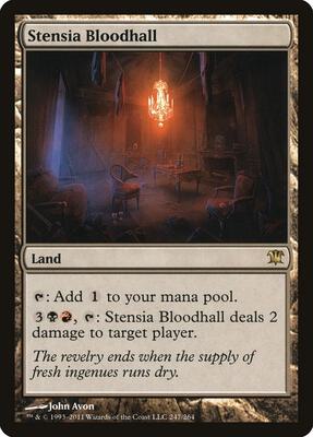Stensia Bloodhall card from Innistrad