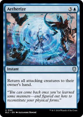 Aetherize card from Commander: Bloomburrow