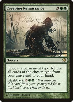 Creeping Renaissance card from Innistrad