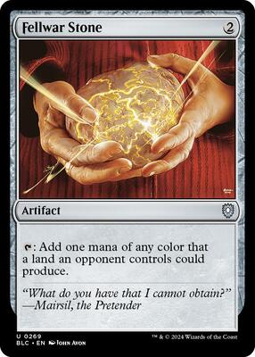 Fellwar Stone card from Commander: Bloomburrow