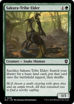 Sakura-Tribe Elder card from Commander: Bloomburrow