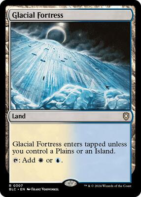 Glacial Fortress card from Commander: Bloomburrow