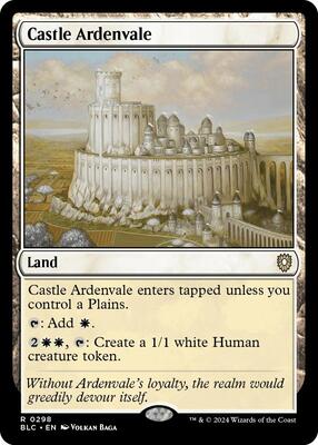 Castle Ardenvale card from Commander: Bloomburrow
