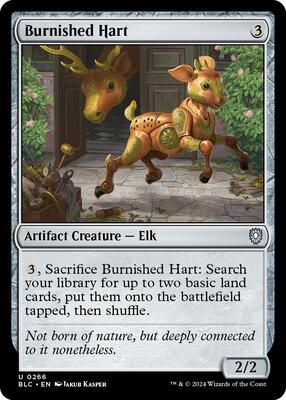 Burnished Hart card from Commander: Bloomburrow