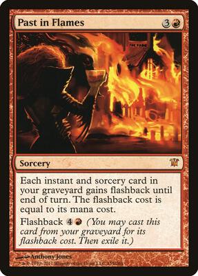 Past in Flames card from Innistrad