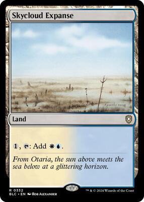 Skycloud Expanse card from Commander: Bloomburrow