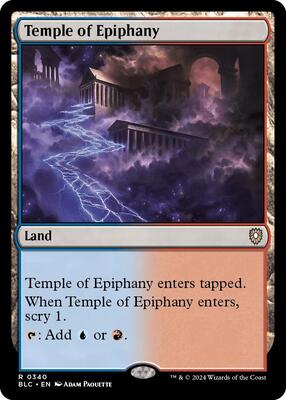 Temple of Epiphany card from Commander: Bloomburrow