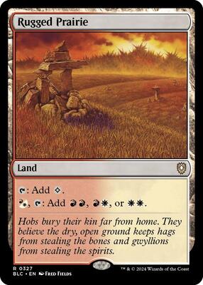 Rugged Prairie card from Commander: Bloomburrow
