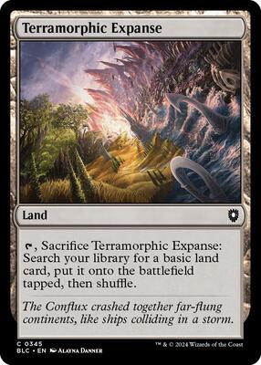 Terramorphic Expanse card from Commander: Bloomburrow