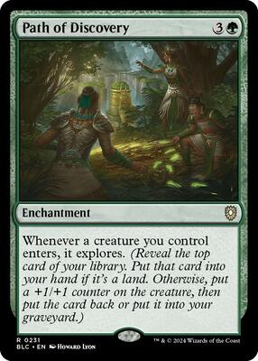 Path of Discovery card from Commander: Bloomburrow