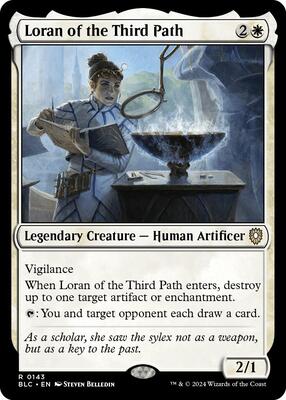 Loran of the Third Path card from Commander: Bloomburrow