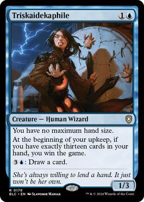 Triskaidekaphile card from Commander: Bloomburrow