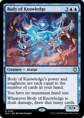 Body of Knowledge card from Commander: Bloomburrow