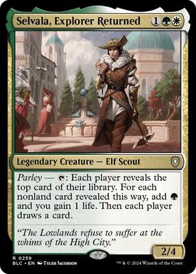 Selvala, Explorer Returned card from Commander: Bloomburrow