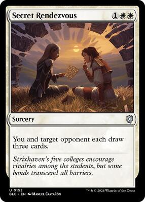 Secret Rendezvous card from Commander: Bloomburrow