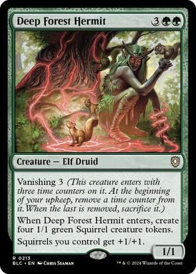 Deep Forest Hermit card from Commander: Bloomburrow