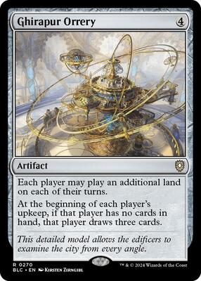 Ghirapur Orrery card from Commander: Bloomburrow