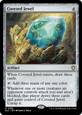 Coveted Jewel card from Commander: Bloomburrow