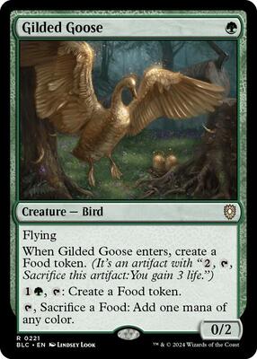 Gilded Goose card from Commander: Bloomburrow