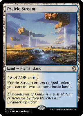 Prairie Stream card from Commander: Bloomburrow