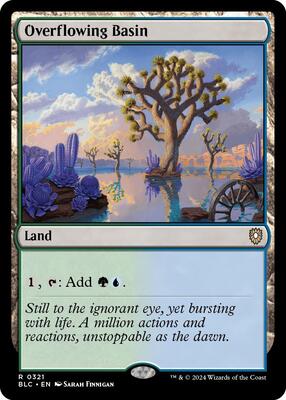 Overflowing Basin card from Commander: Bloomburrow