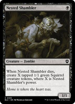 Nested Shambler card from Commander: Bloomburrow