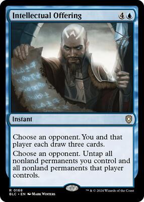Intellectual Offering card from Commander: Bloomburrow