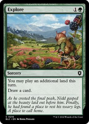 Explore card from Commander: Bloomburrow