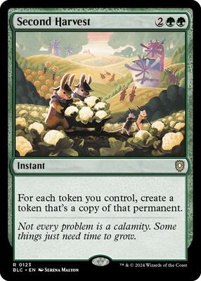Second Harvest card from Commander: Bloomburrow