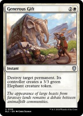 Generous Gift card from Commander: Bloomburrow