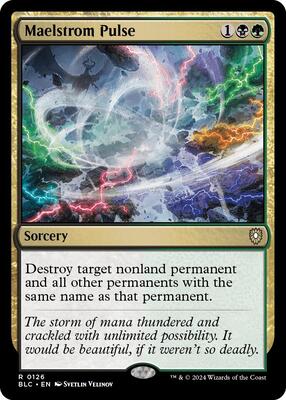 Maelstrom Pulse card from Commander: Bloomburrow