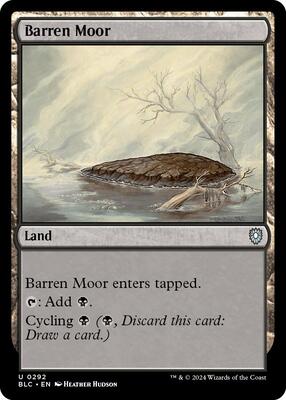Barren Moor card from Commander: Bloomburrow