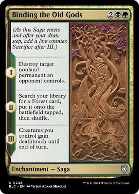 Binding the Old Gods card from Commander: Bloomburrow