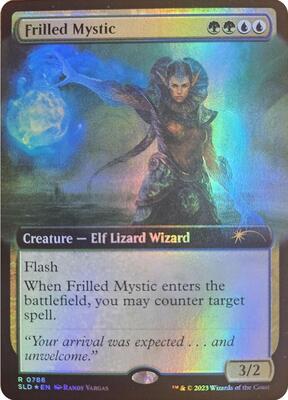Frilled Mystic (Extended Art) card from Secret Lair Drop Series
