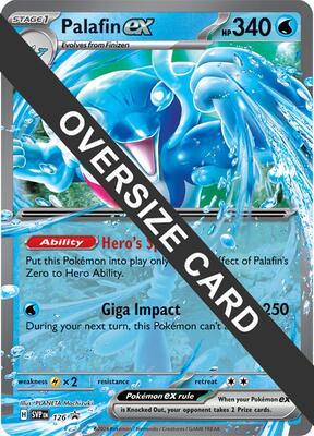 Palafin ex - 126 card from Jumbo Cards