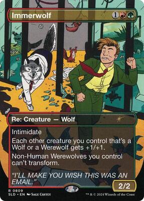 Immerwolf card from Secret Lair Drop Series