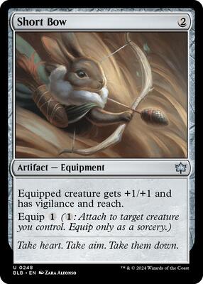 Short Bow card from Bloomburrow